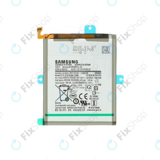 Samsung Galaxy A71 A715F - Baterie EB-BA715ABY 4500mAh - GH82-22153A Genuine Service Pack