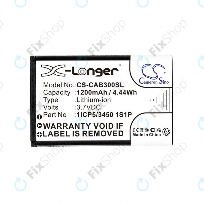 Baterie pro Cat B30, 1200mAh, Li-Ion, 3.7V, 1ICP5/3450 1S1P, HQ