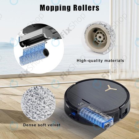 Ecovacs Deebot X9 Pro Omni, X9 Pro, X8 Pro Omni, X8 Omni, T80 Omni, T80 - Mopovací válec