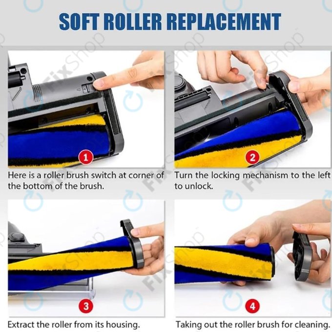 Dyson V12 - Podlahová Hubice se Zeleným LED Světlem