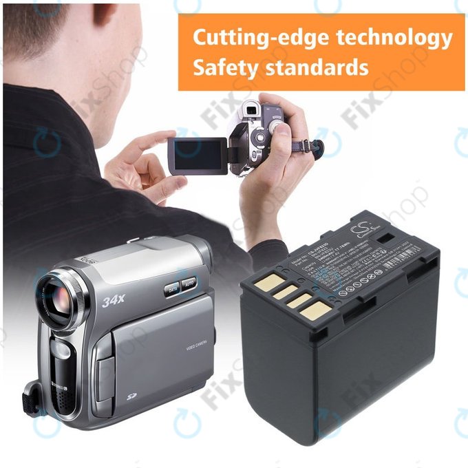 Baterie pro JVC EX-Z2000, GR-D720, D740, D750, D770, 2400mAh, Li-Ion, 7.4V, BN-VF823, HQ