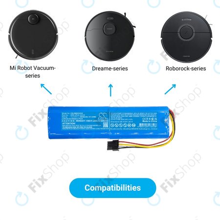 Xiaomi Mi Robot Vacuum Mop-series, Dream-series, Roborock-series - Baterie BRR-2P4S-5200 Li-Ion 14.4V 5200mAh HQ