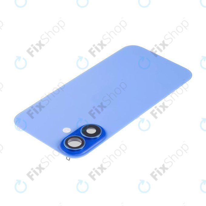 Apple iPhone 16 Plus - Sklo Zadního Housingu + Sklíčko Kamery + Kovová Destička + Magsafe Magnet (Ultramarine)