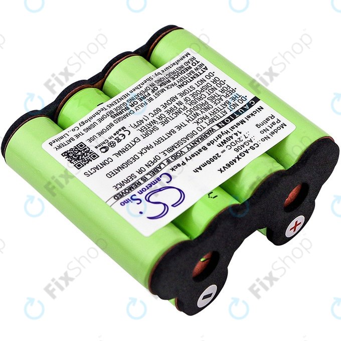 AEG Electrolux Rapido ZB-series - Baterie AG406 Ni-MH 7.2V 2000mAh HQ
