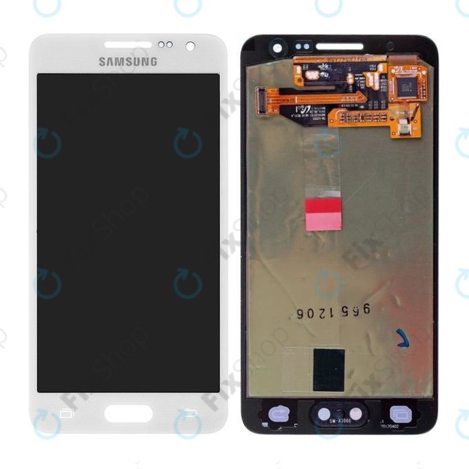 Samsung Galaxy A3 A300F - LCD Displej + Dotykové Sklo (Pearl White) - GH97-16747A Genuine Service Pack