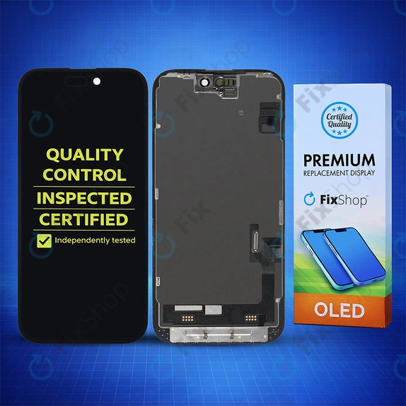 Apple iPhone 15 - LCD Displej + Dotykové Sklo + Rám Hard OLED FixPremium
