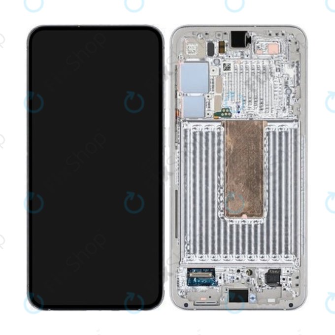 Samsung Galaxy S23 Plus S916B - LCD Displej + Dotykové Sklo + Rám (Lime) - GH82-30478F, GH82-30476F, GH82-30477F Genuine Service Pack