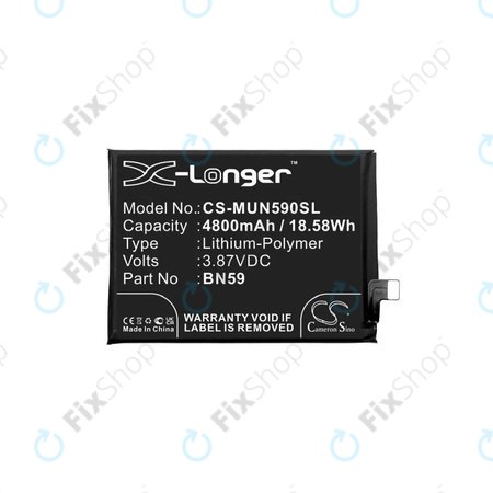 Xiaomi Redmi Note 10 M2101K7AI M2101K7AG, Note 10S M2101K7BG M2101K7BI - Baterie BN59 4800mAh HQ