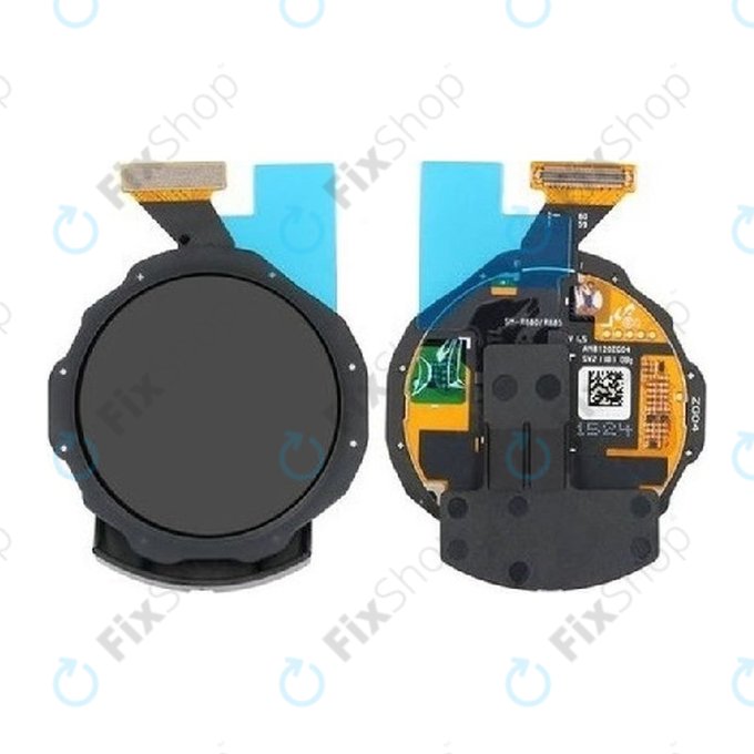 Samsung Galaxy Watch 4 Classic 42mm R885 - LCD Displej + Dotykové Sklo + Rám (Black) - GH96-14427A Genuine Service Pack