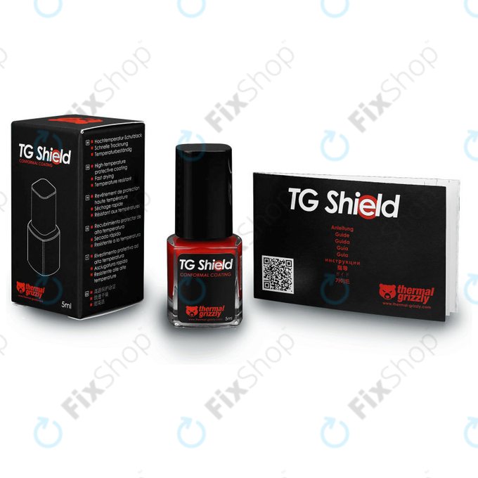 Ochranný lak proti tekutému kovu 5ml, Thermal Grizzly TG Shield