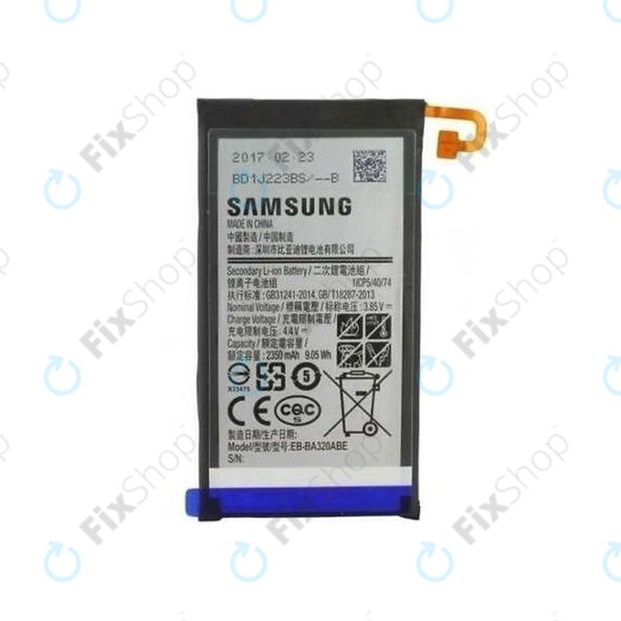 Samsung Galaxy A3 A320F (2017) - Baterie EB-BA320ABE 2350mAh - GH43-04677A Genuine Service Pack