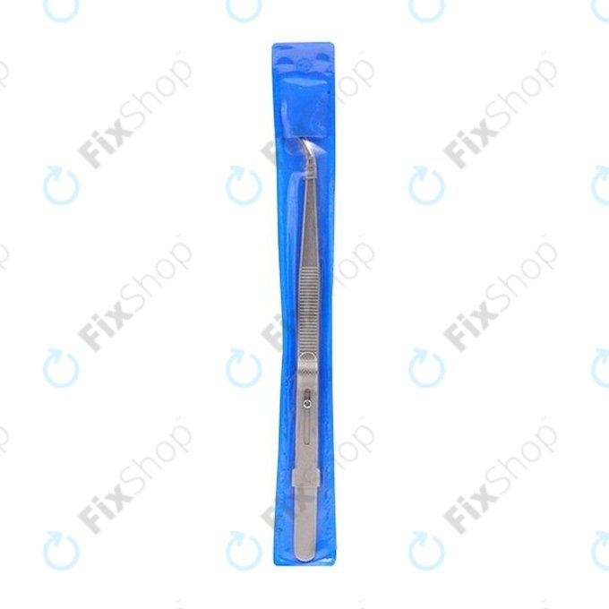 Profesionální Pinzeta z Nerez Oceli - Prehnutá Špička (162mm)