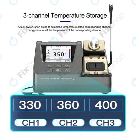 GVM H3 - Smart Pájecí Stanice 3v1