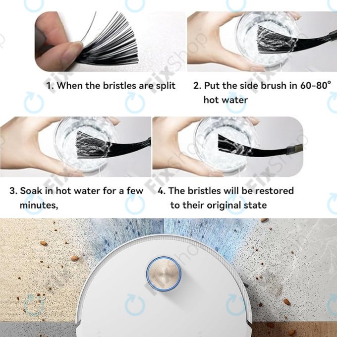 Xiaomi Dreame X50 Ultra, X40 Ultra, L40 Ultra, L40s Pro Ultra, Mova V50 Ultra, P60 - Boční kartáč