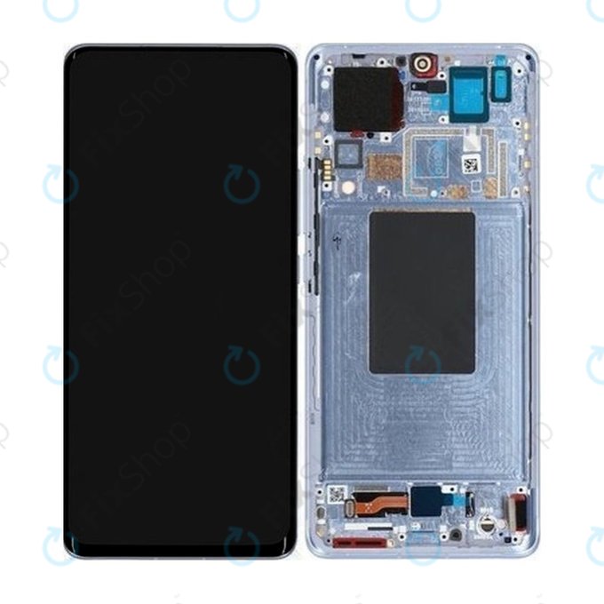 Xiaomi 12 Pro 2201122C 2201122G - LCD Displej + Dotykové Sklo + Rám (Blue) - 56000400L200, 56000900L200 Genuine Service Pack
