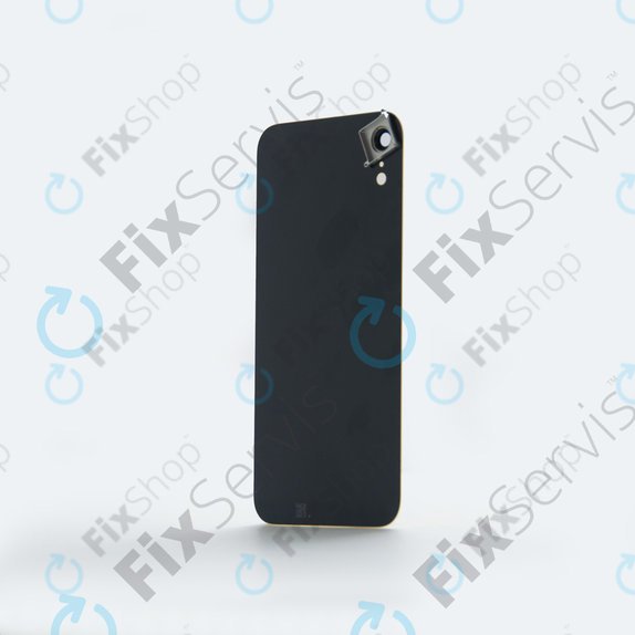 Apple iPhone XR - Sklo Zadního Housingu + Sklíčko Kamery (Black)