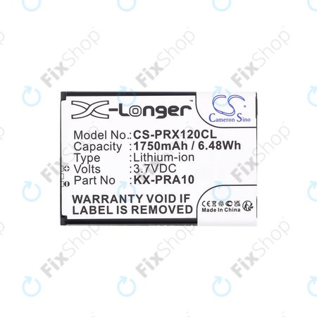 Baterie pro Panasonic KX-PRX110, 120, 150, 1750mAh, Li-Ion, 3.7V, KX-PRA10, HQ