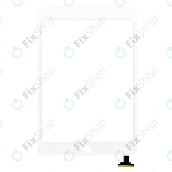 Apple iPad Mini 3 - Dotykové sklo (White)