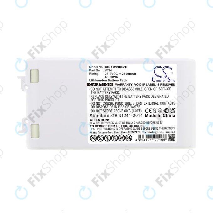Baterie pro Xiaomi Dreame V10, V9, V8, XR, 2500mAh, Li-Ion, 25.2V, WN4, HQ