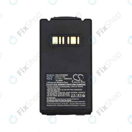 Baterie pro Datalogic Falcon X3, Falcon X3+, Falcon X4, 5200mAh, Li-Ion, 3.7V, 94ACC1386, HQ