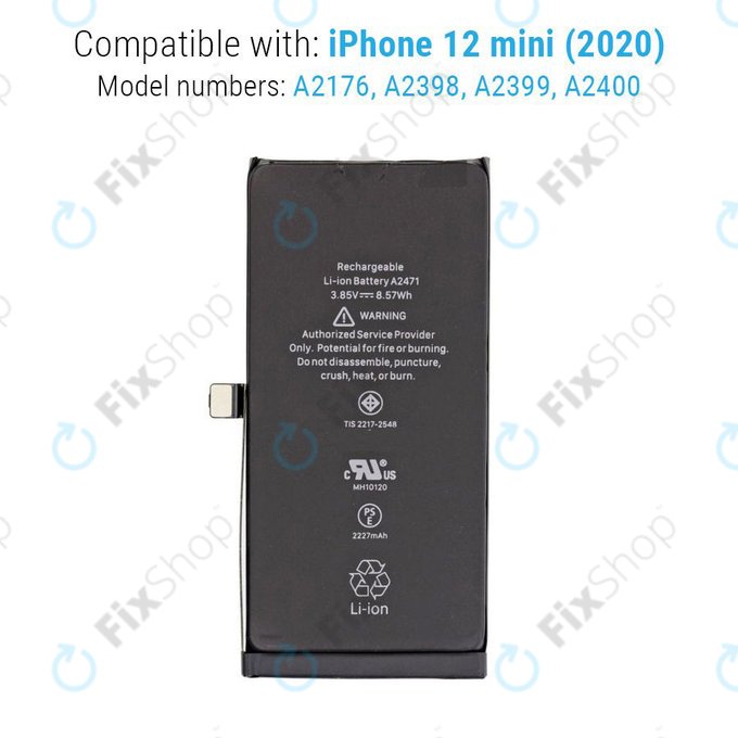 Apple iPhone 12 Mini - Baterie A2471 2227mAh Service Pack