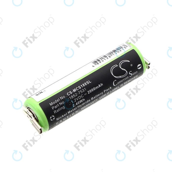 Baterie pro Moser Easy Style 1881, 2000mAh, Ni-MH, 1.2V, 1852-7531, HQ