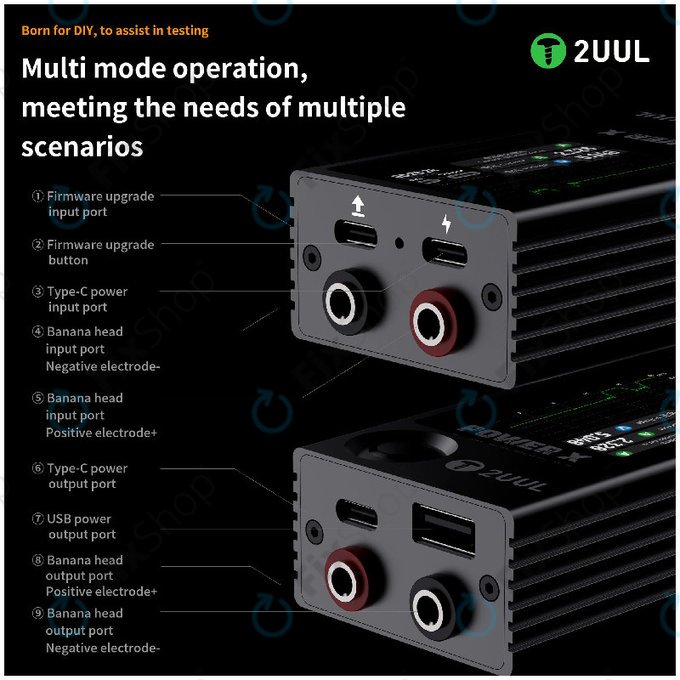 USB měřič napětí a proudu (multimetr), 2UUL PW11