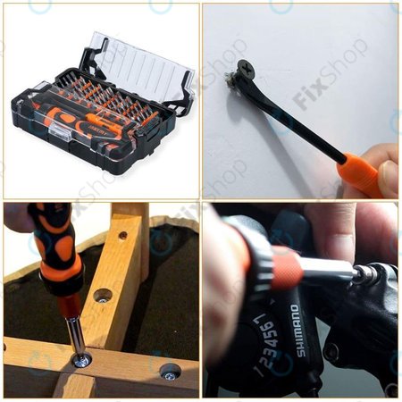 Jakemy JM-6124 - Sada Servisního Nářadí pro Servis Elektroniky 48v1