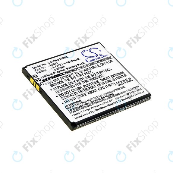 Baterie pro Pax myPOS D200, D200T, IS275, D200, 1800mAh, Li-Pol, 3.7V, IS057, HQ