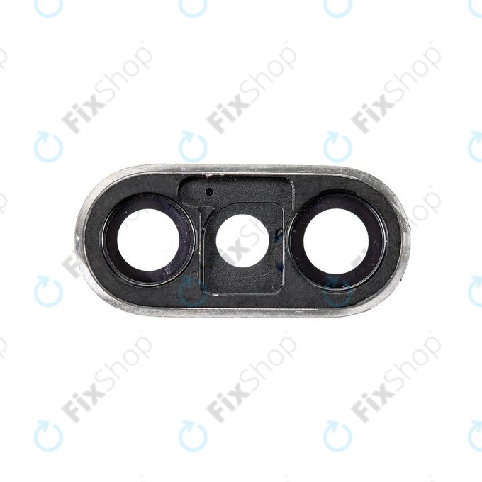 Apple iPhone XS Max - Sklíčko Kamery s Rámem (SIlver)