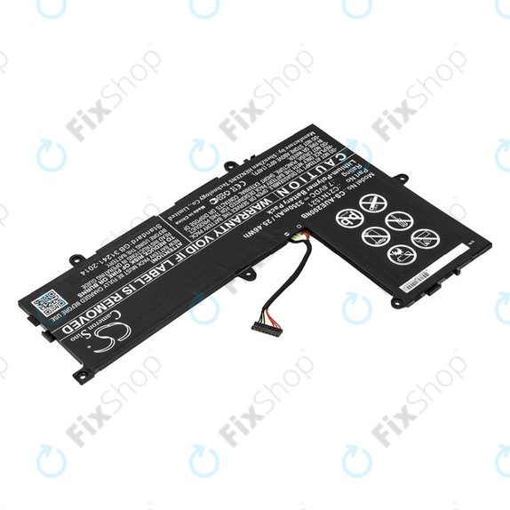 Baterie pro Asus VivoBook E200, L200, Eeebook X206, 3350mAh, Li-Pol, 7.6V, C21N1521, HQ