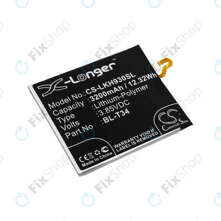 Baterie pro LG H930, V30, V35, 3200mAh, Li-Pol, 3.85V, BL-T34, HQ