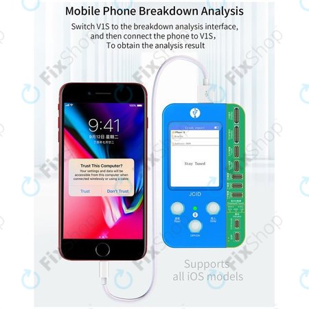 JC V1S - Multifunkční Programátor + LCD Board (iPhone 7 - 11 Pro Max)