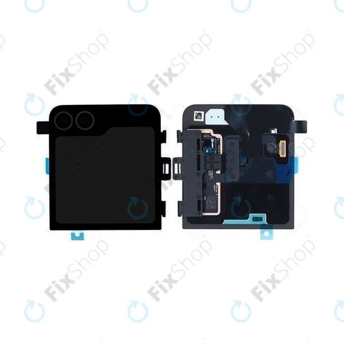 Samsung Galaxy Z Flip 6 F741B - LCD Displej + Dotykové Sklo + Rám (Vnější) (Crafted Black) - GH97-30012E Genuine Service Pack