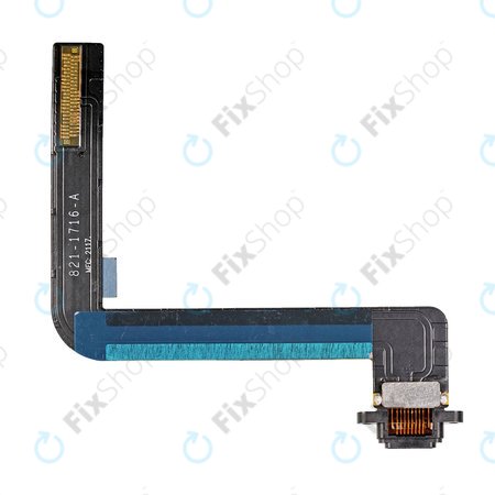 Apple iPad (6th Gen 2018) - Nabíjecí Konektor + Flex Kabel (Black)