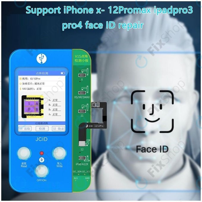 JC V1S, V1SE - Face ID Board pro iPhone X - 12 Pro Max, iPad Pro