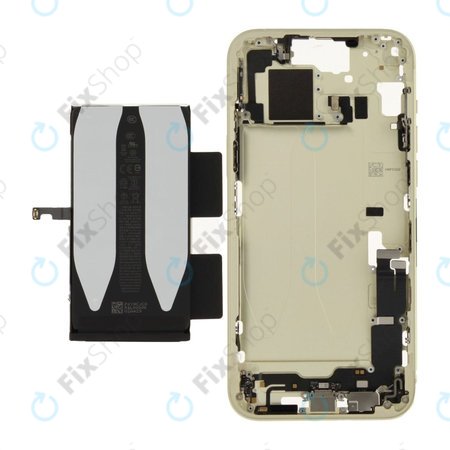 Střední Rám s Baterií pro iPhone 15 Plus | Yellow | ZD076-00676 | Genuine Apple