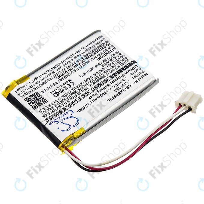 Baterie pro Sony Mdr-Xb950n1, Srs-Ws1, 1000mAh, Li-Pol, 3.7V, LIS1553, HQ