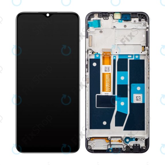 Oppo A54s CPH2273 - LCD Displej + Dotykové Sklo + Rám (Black) - 4908020 Genuine Service Pack