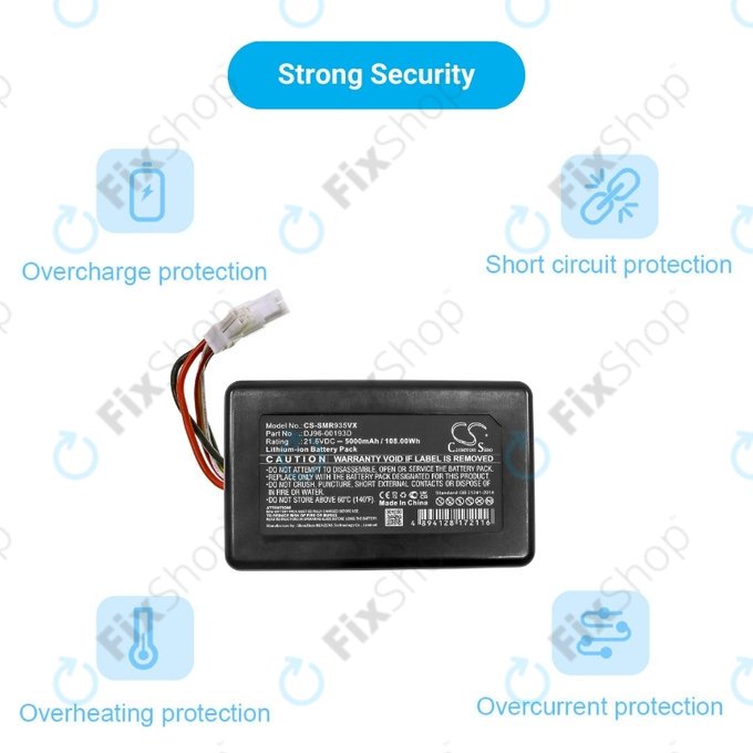 Samsung PowerBot R9350, R9250 - Baterie DJ96-00193D Li-Ion 21.6V 5000mAh HQ