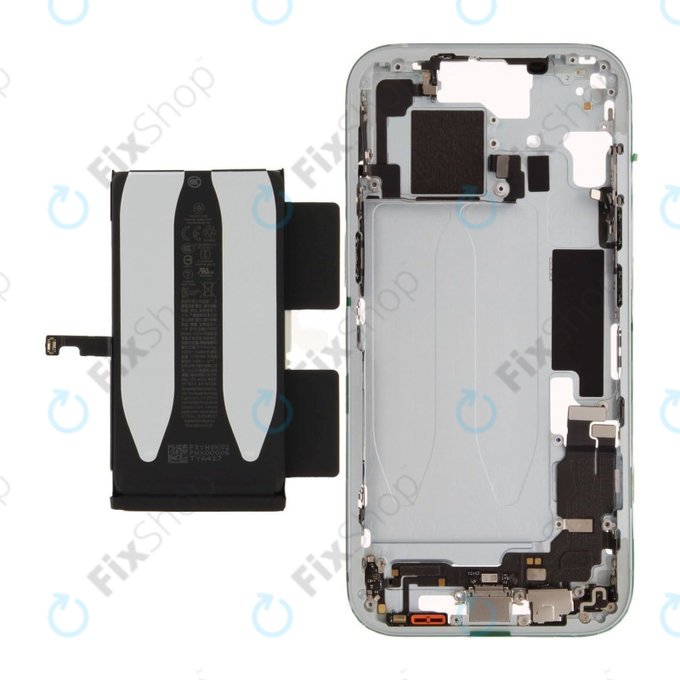 Střední Rám s Baterií pro iPhone 15 | Blue | ZD076-00672 | Genuine Apple