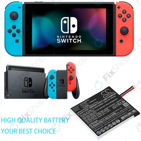 Baterie pro Nintendo Switch HAC-001, 4300mAh, Li-Pol, 3.85V, HAC-003, HQ