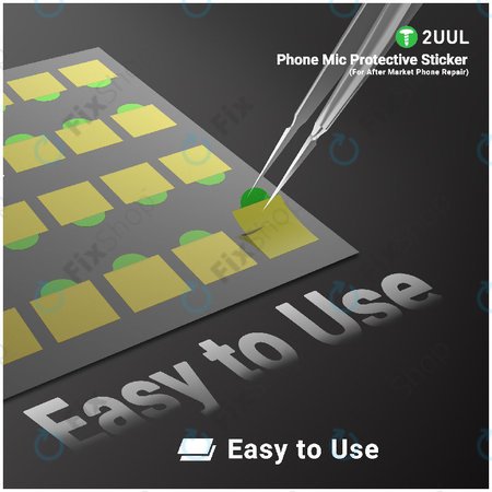 Ochranné nálepky na mikrofon telefonu, 2UUL DA32, 500ks/balení