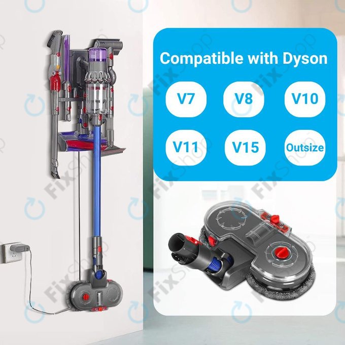 Dyson V-series, Outsize - Elektrická Hlavica s Mopem a Nádržkou