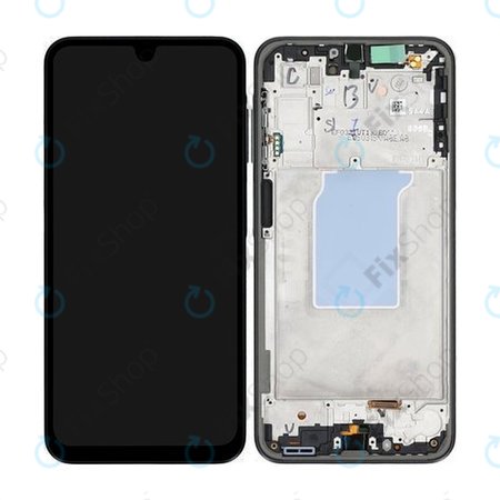 Samsung Galaxy A26 A266E - LCD Displej + Dotykové Sklo + Rám (Black) - GH82-37049A Genuine Service Pack