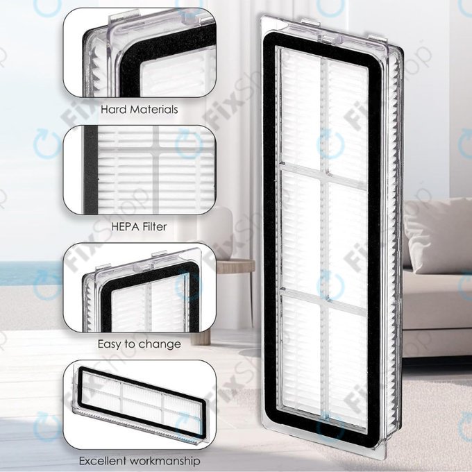 HEPA filtr, 2 ks pro Xiaomi Dreame L10s Pro Gen2, D10s Plus Gen2, L10s Ultra