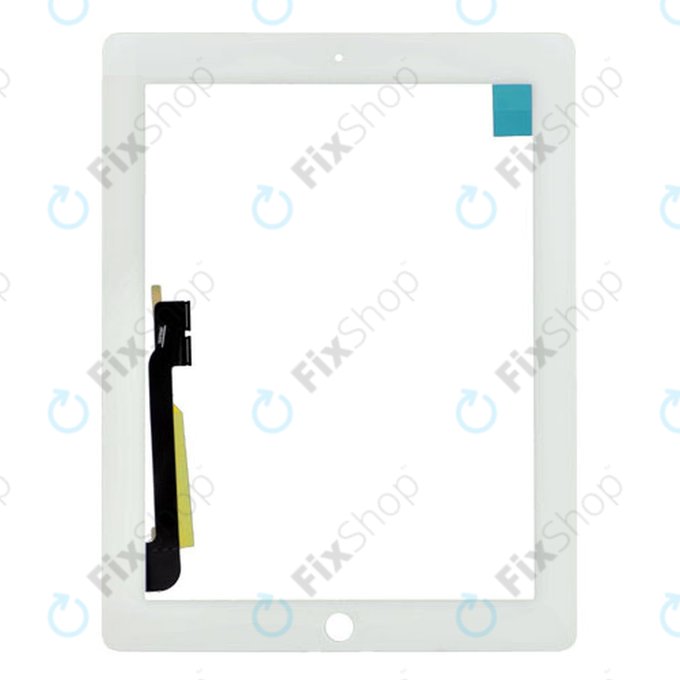 Apple iPad 3, iPad 4 - Dotykové Sklo (White)