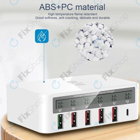 WLX-818F Servisní nabíjecí stanice s USB 3.0 a USB-C