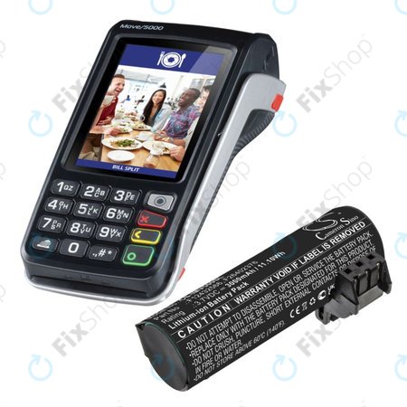 Baterie pro Ingenico Move 5000, 3000mAh, Li-Ion, 3.7V, F26402376, HQ