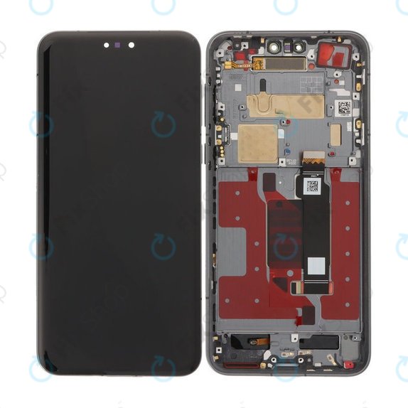 Honor Magic7 Pro - LCD Displej + Dotykové Sklo + Rám (Midnight Black) OLED